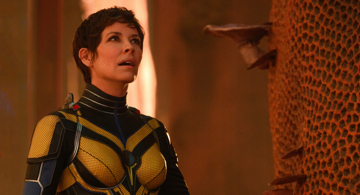 Evangeline Lilly as Hope van Dyne/Wasp in Marvel Studios' 'Ant-Man and the Wasp: Quantumania.'