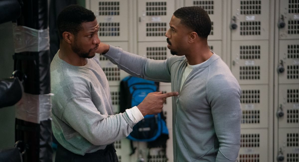 Jonathan Majors stars as Damian Anderson and Michael B. Jordan as Adonis Creed in 'Creed III,' A Metro Goldwyn Mayer Pictures film.