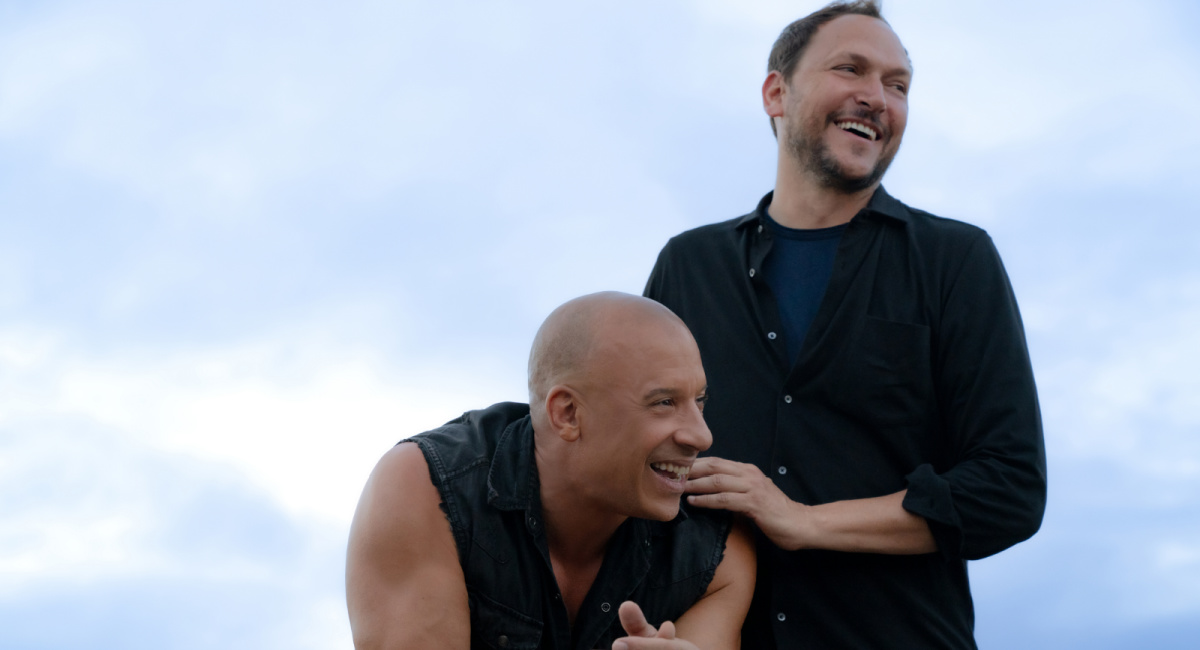 Vin Diesel and Director Louis Leterrier on the set of 'Fast X.'