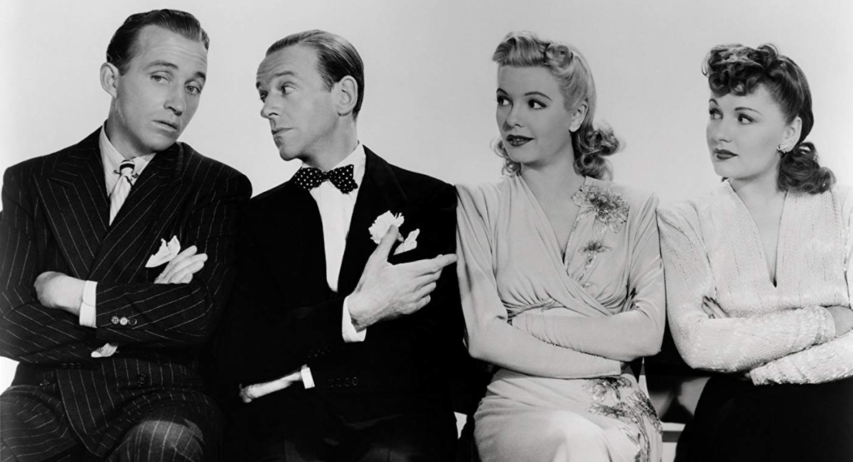 Bing Crosby, Fred Astaire, Virginia Dale, and Marjorie Reynolds in 1942's 'Holiday Inn.'