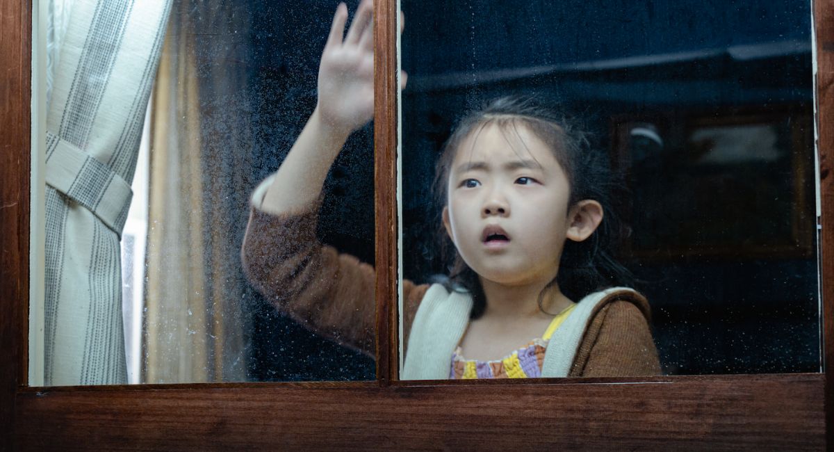 Kristen Cui in 'Knock at the Cabin,' directed by M. Night Shyamalan.