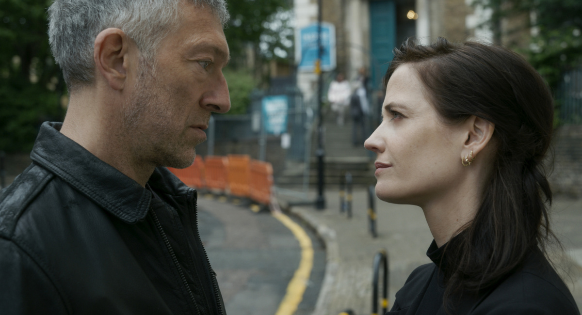 Vincent Cassel and Eva Green in 'Liaison,' streaming on Apple TV+.
