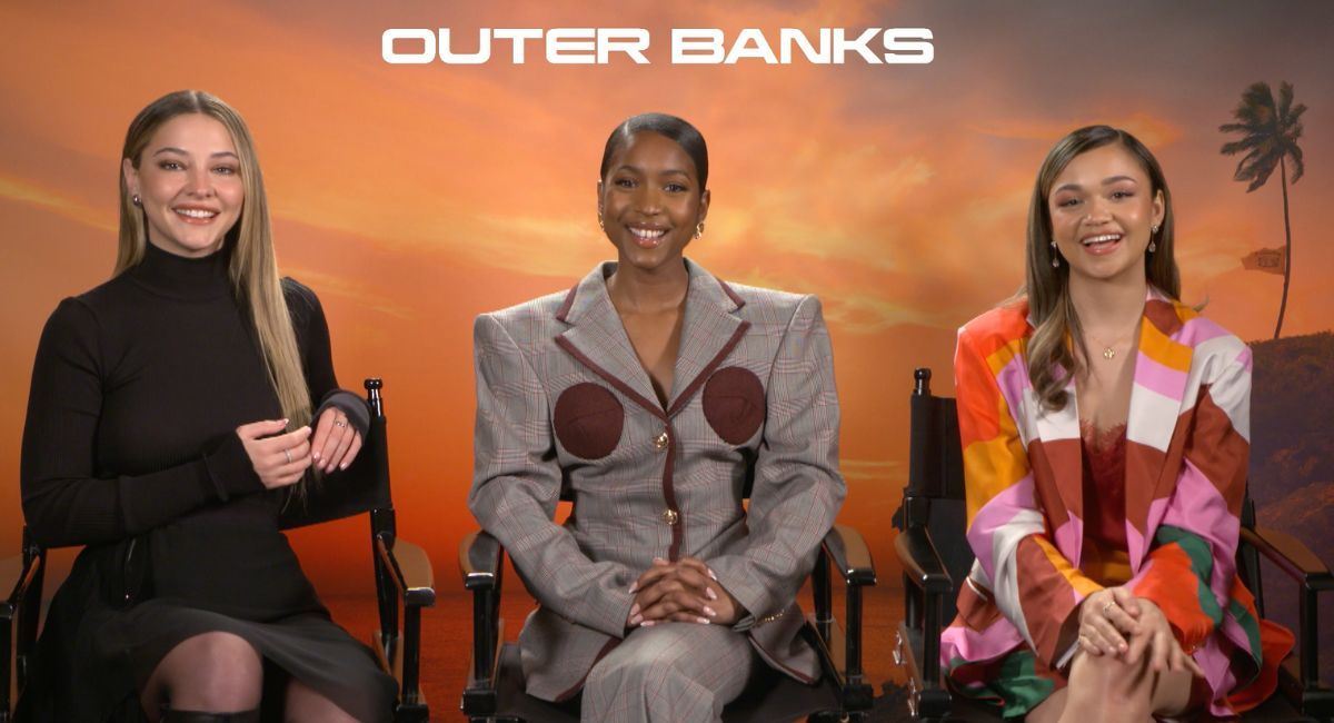 Madelyn Cline, Carlacia Grant and Madison Bailey star in Netflix's 'Outer Banks' season 3.