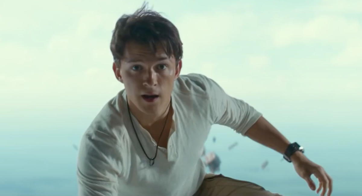 Tom Holland in Columbia Pictures' 'Uncharted.'