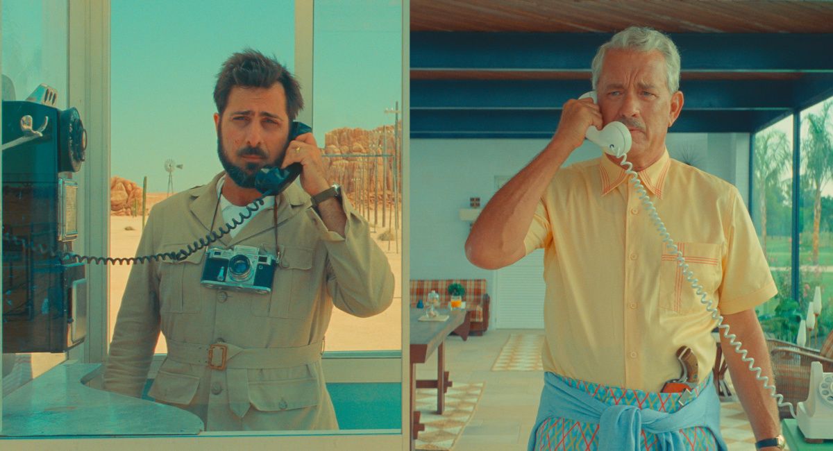 Jake Ryan, Jason Schwartzman and Tom Hanks in director Wes Anderson's 'Asteroid City,' a Focus Features release.
