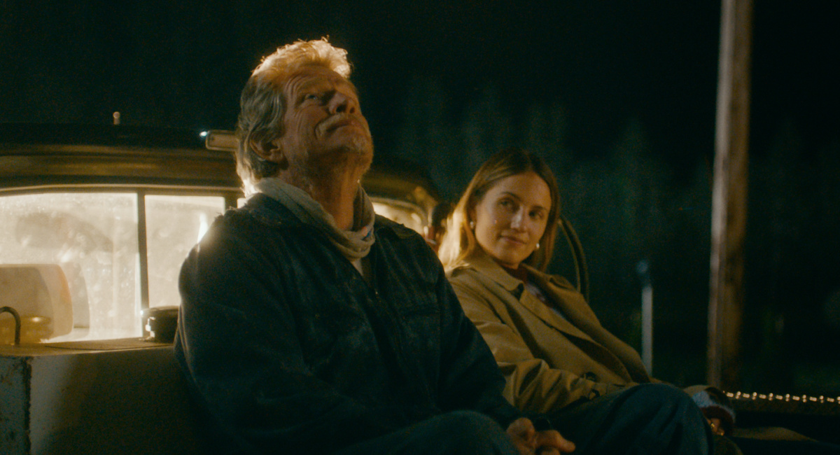 Thomas Haden Church as Lloyd and Dianna Agron as Maggie in director Alex Lehmann's 'Acidman.'