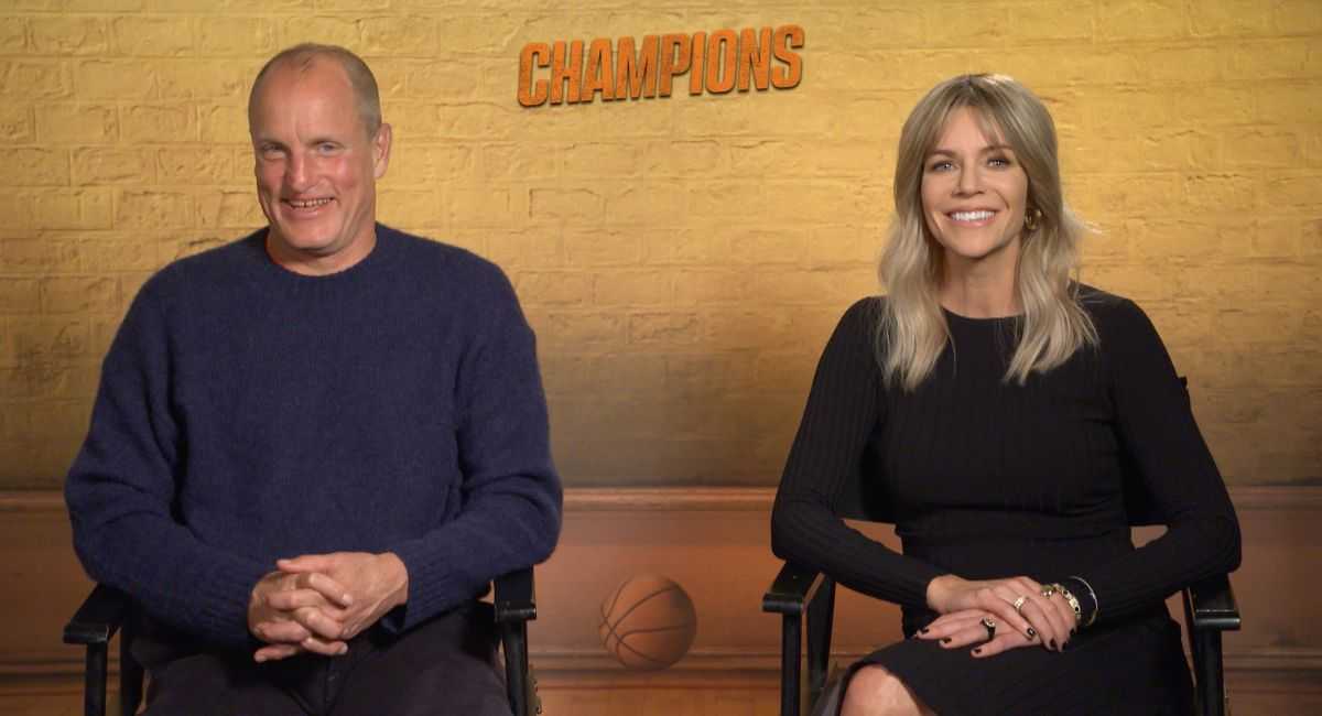 The ‘Champions’ Interview: Woody Harrelson and Kaitlin Olson