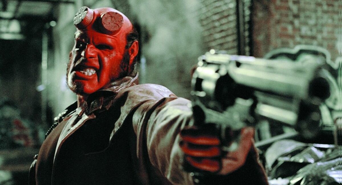 Ron Perlman as Hellboy in director Guillermo del Toro's 'Hellboy.'