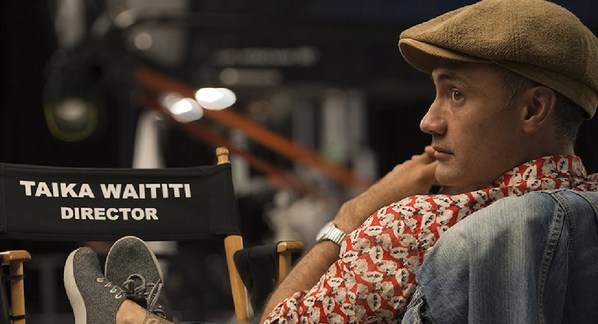 Director Taika Waititi on the set of Marvel's 'Thor: Ragnarok.'