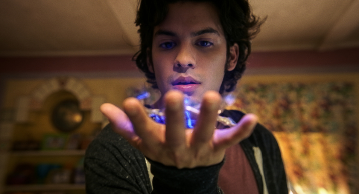 Xolo Mariduena as Jaime Reyes in Warner Bros. Pictures’ action adventure 'Blue Beetle,' a Warner Bros. Pictures release.