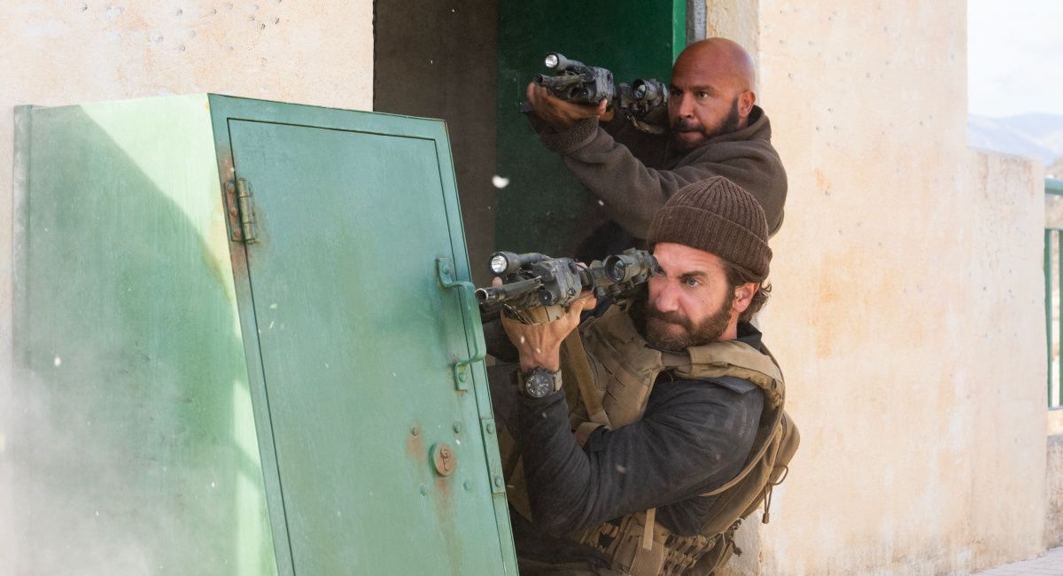 Dar Salim as Ahmed and Jake Gyllenhaal as Sgt. John Kinley in 'The Covenant.'