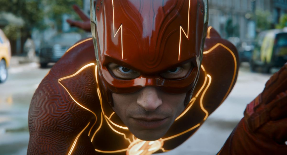 Ezra Miller as Barry Allen / The Flash in Warner Bros. Pictures’ action adventure 'The Flash,' a Warner Bros. Pictures release.