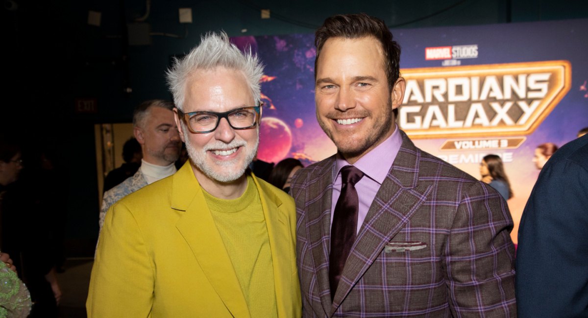 James Gunn e Chris Pratt em 'Galaxy Vol.  Quinta-feira, 27 de abril de 2023 Estreia de 3 minutos no Dolby Theatre em Hollywood, CA.