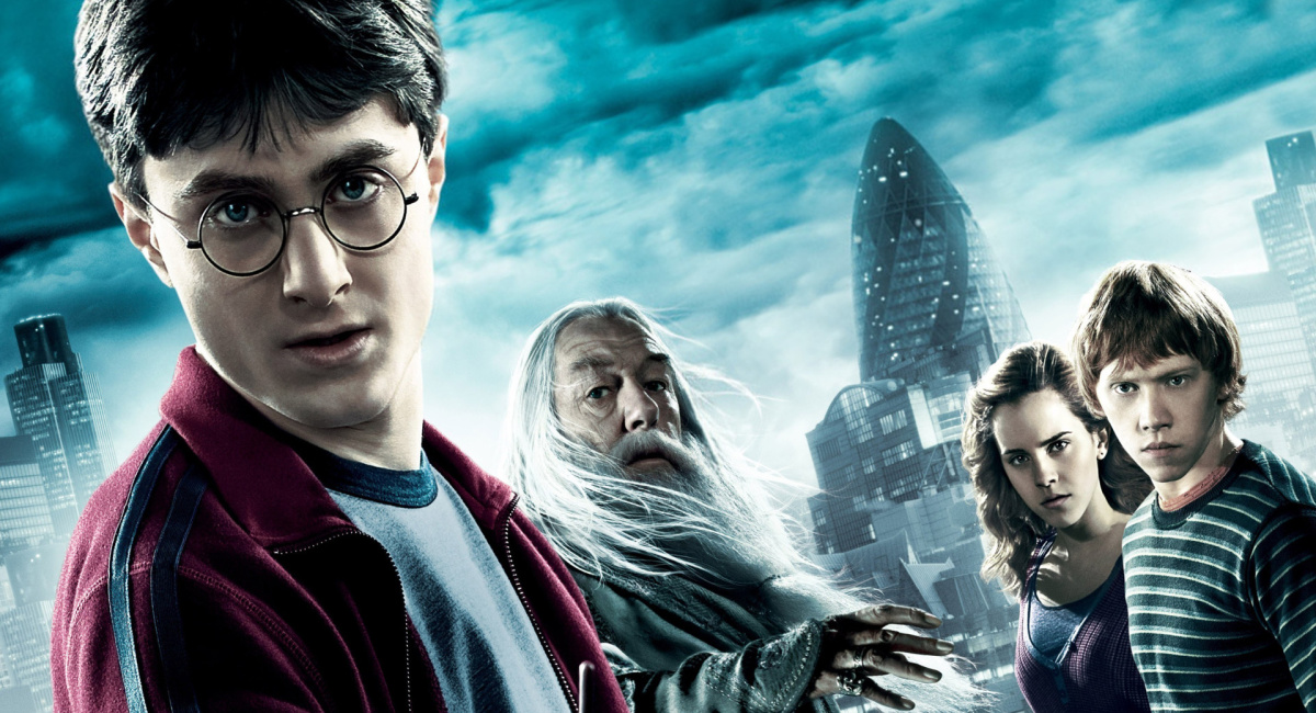 Daniel Radcliffe, Michael Gambon, Emma Watson and Rupert Grint in 'Harry Potter and the Half-Blood Prince.'