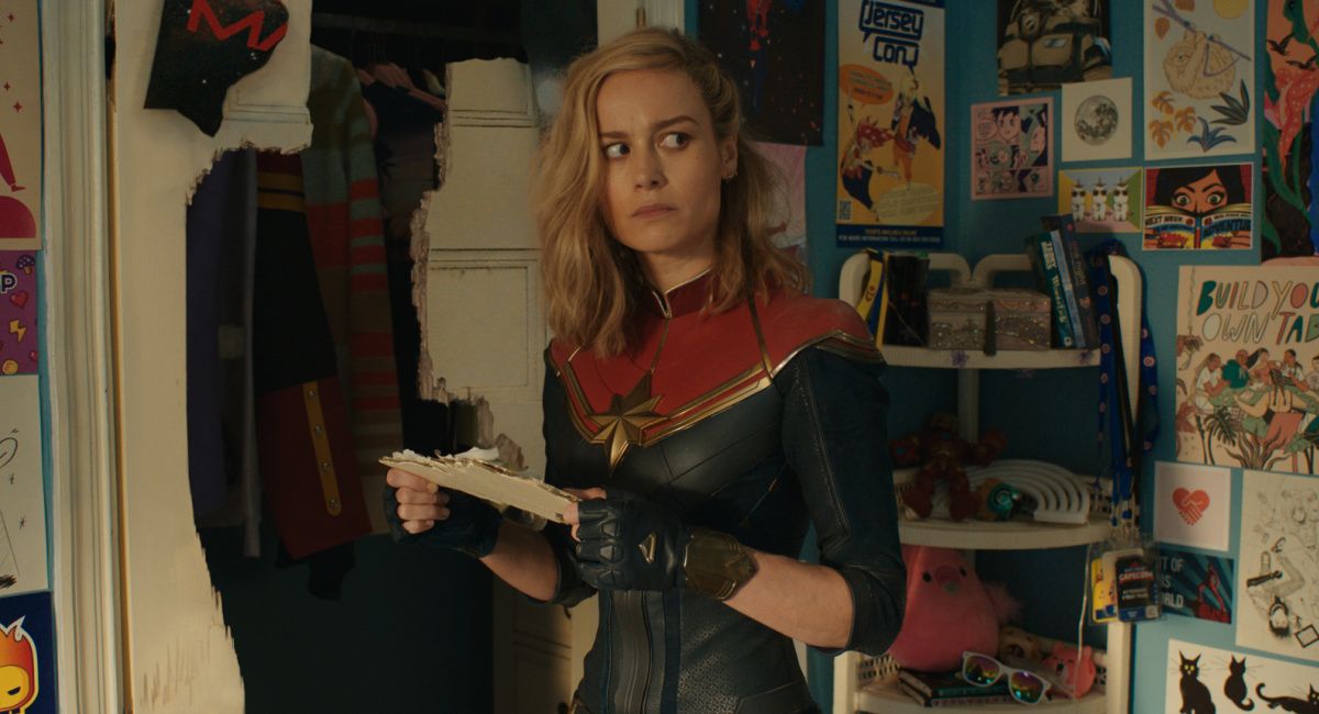 Brie Larson as Captain Marvel/Carol Danvers in Marvel Studios' 'The Marvels.'