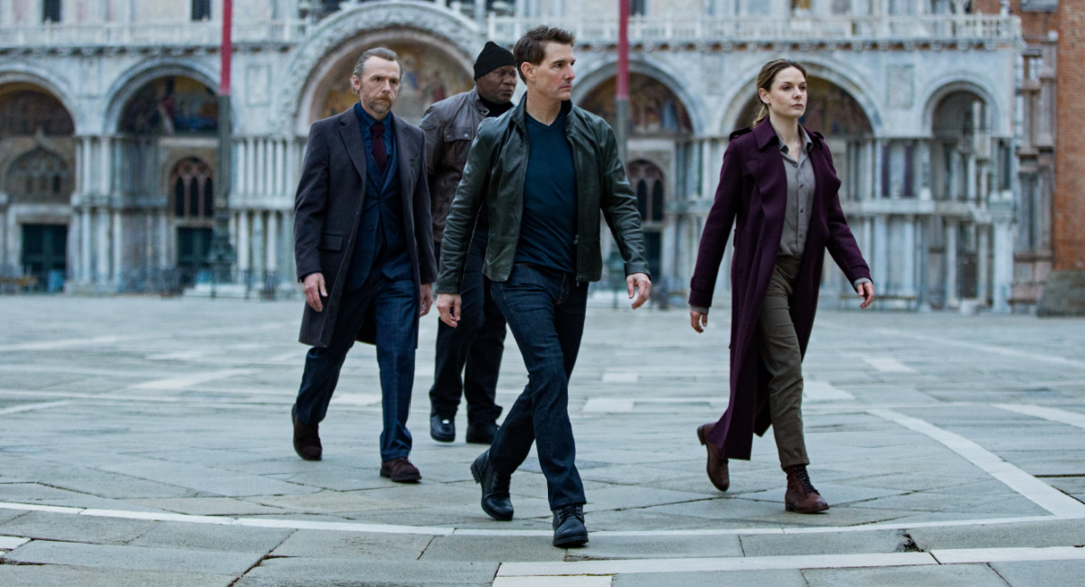 Tom Cruise, Simon Pegg, Ving Rhames and Rebecca Ferguson in 'Mission: Impossible Dead Reckoning - Part One' from Paramount Pictures and Skydance.