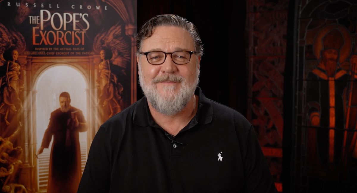 Russell Crowe stars in 'The Pope's Exorcist.'