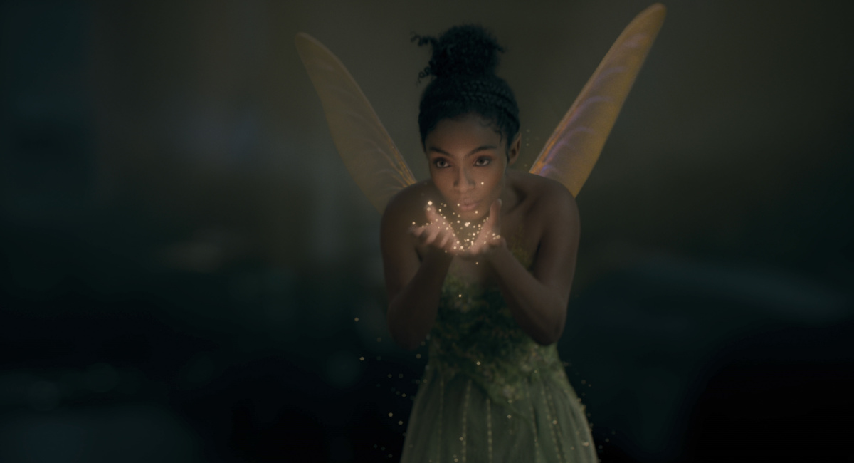 Yara Shahidi as Tinkerbell in Disney's live-action 'Peter Pan & Wendy,' exclusively on Disney+.