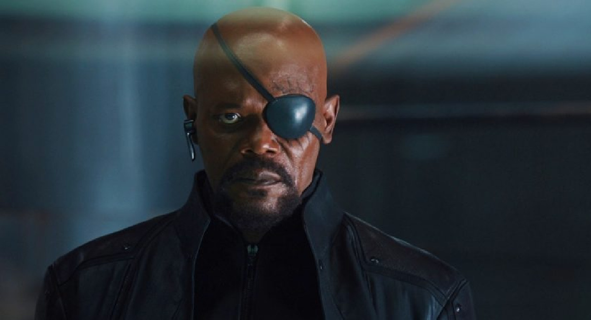 Samuel L. Jackson as Nick Fury.