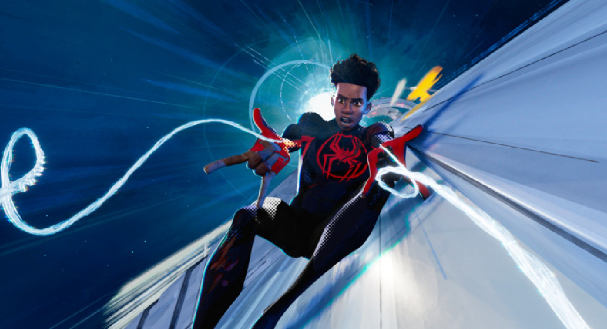 Spider-Man/Miles Morales (Shameik Moore) in Columbia Pictures and Sony Pictures Animations’ 'Spider-Man: Across the Spider-Verse.'