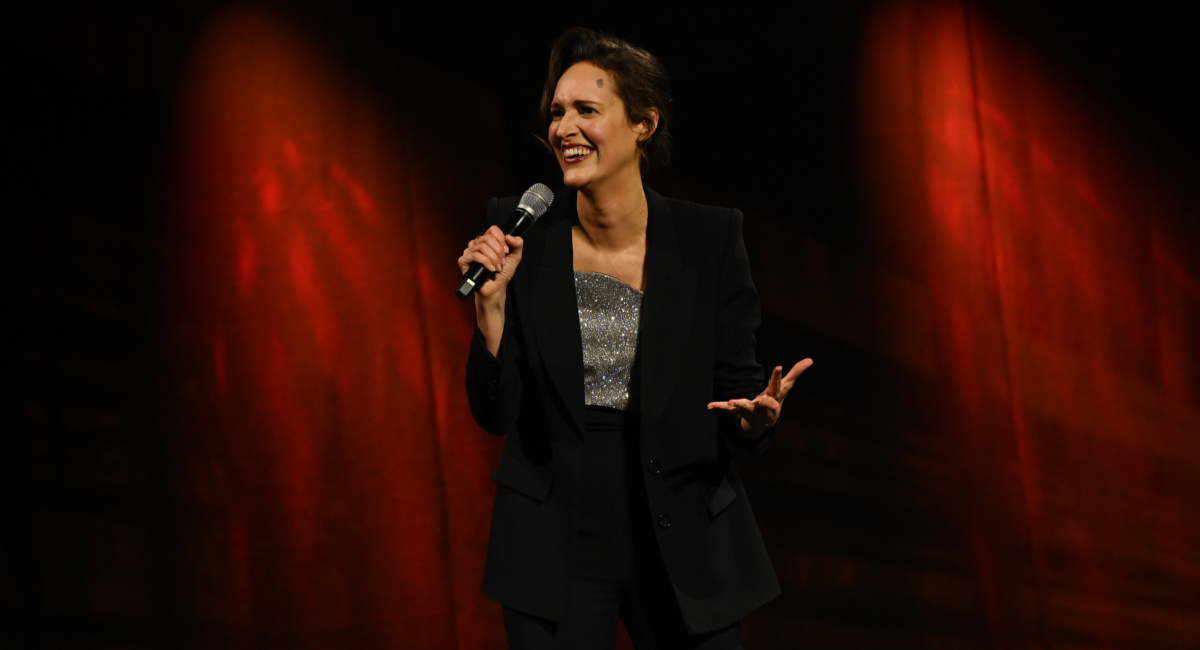 Phoebe Waller-Bridge from 'Indiana Jones and the Dial of Destiny' at Star Wars Celebration 2023.