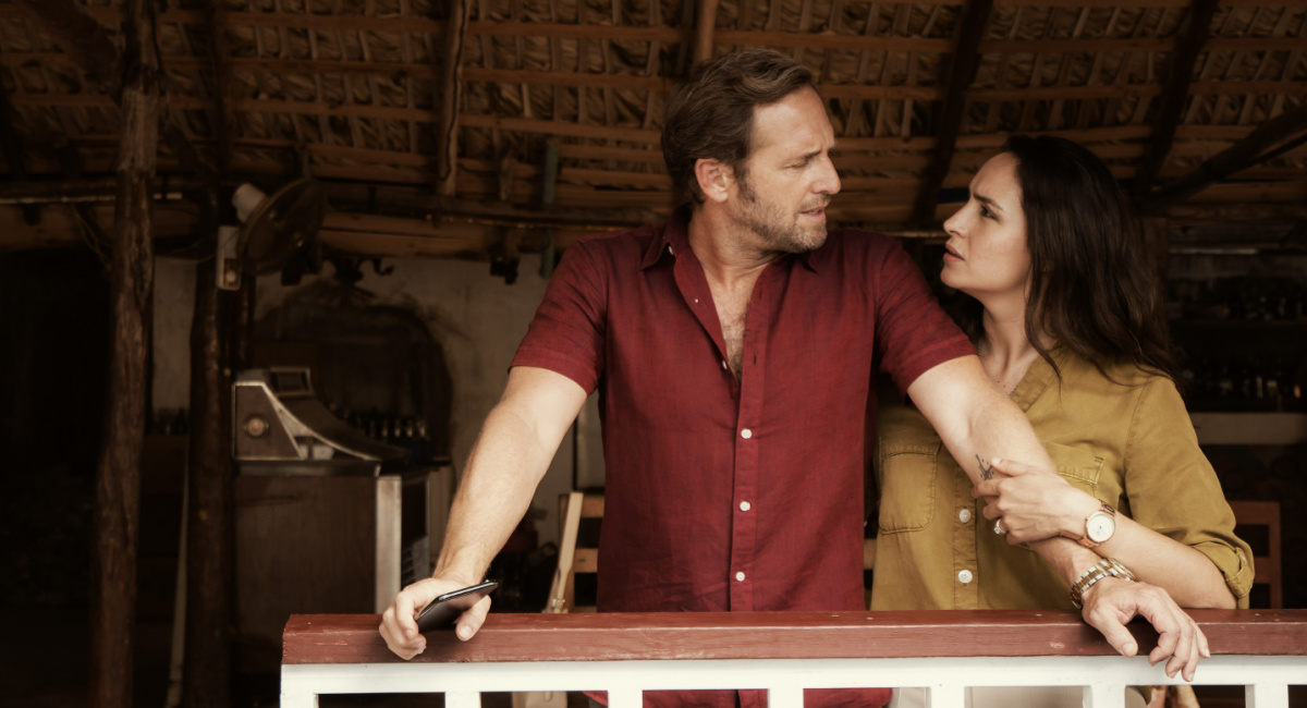 Josh Lucas as Paul and Fernanda Urrejola as Ines in the action film, 'The Black Demon,' The Avenue release.