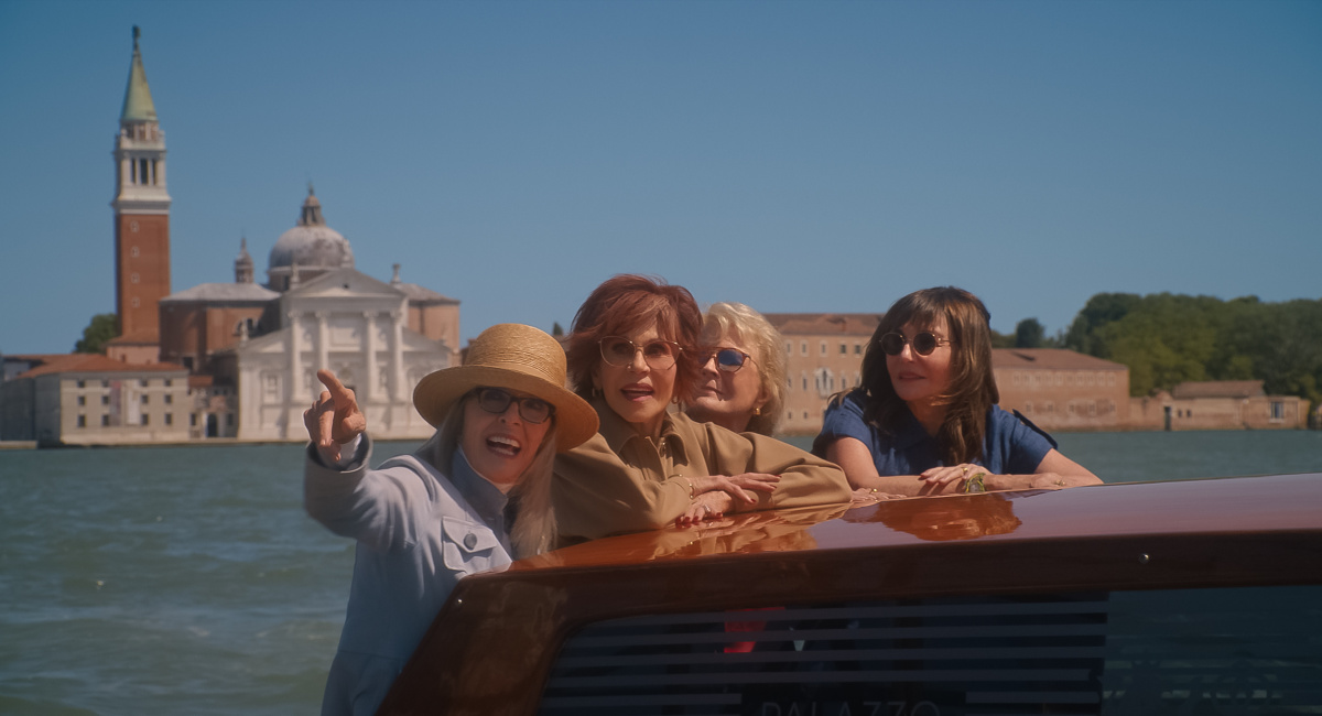 Diane Keaton stars as Diane, Jane Fonda as Vivian, Candice Bergen as Sharon and Mary Steenburgen as Carol in 'Book Club: The Next Chapter,' a Focus Features release.