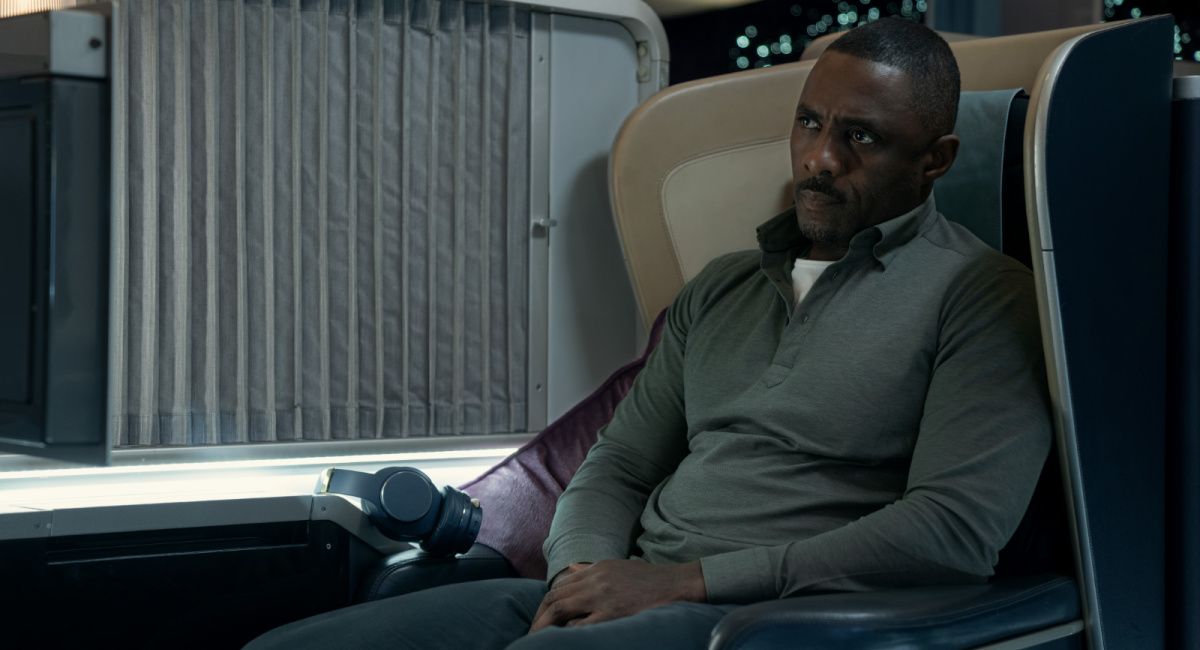 Idris Elba in 'Hijack,' premiering June 28, 2023 on Apple TV+.