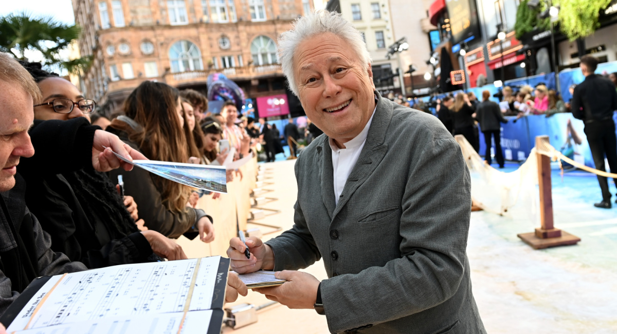 Alan Menken attends the UK Premiere Of Disney's 'The Little Mermaid' at Odeon Luxe Leicester Square on May 15, 2023 in London, England.