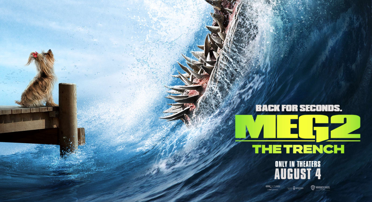 ‘Meg 2: The Trench’ opens in theaters on August 4th.