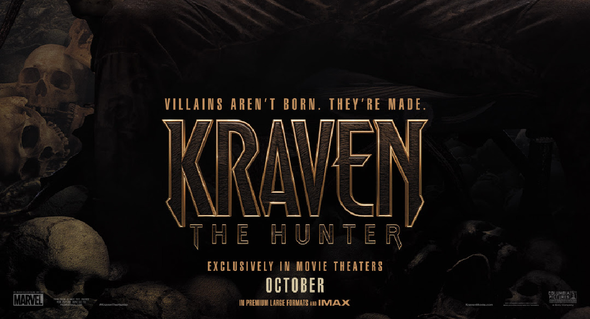 'Kraven the Hunter' opens in theaters in October.
