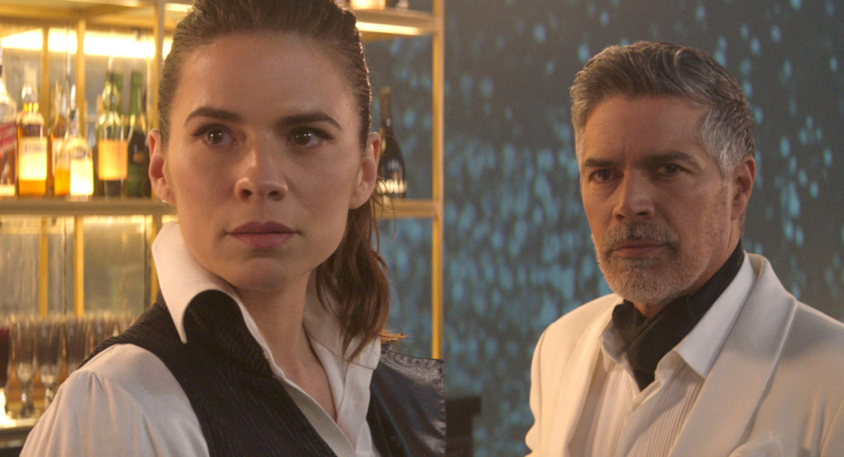 Hayley Atwell and Esai Morales in 'Mission: Impossible Dead Reckoning Part One' from Paramount Pictures and Skydance.
