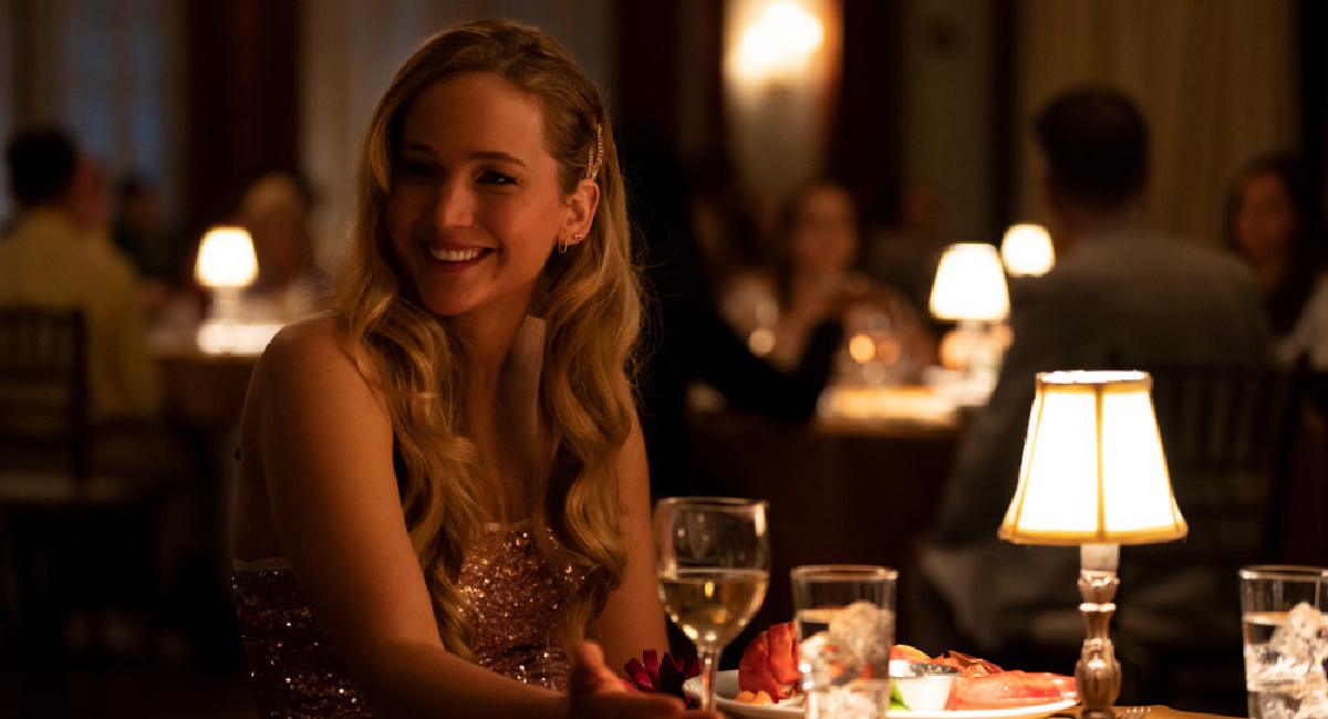 Maddie (Jennifer Lawrence) em 'No Hard Feelings' da Columbia Pictures.