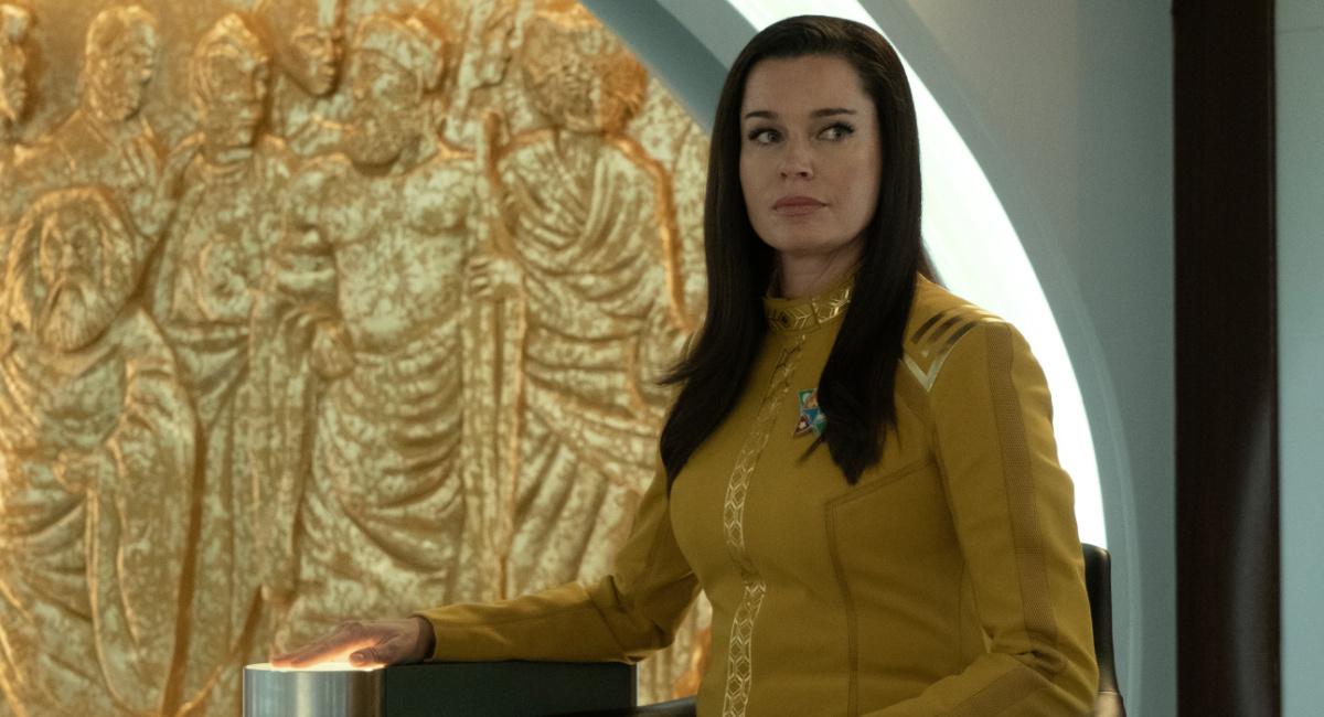 Rebecca Romijn as Una in 'Star Trek: Strange New Worlds' season 2, streaming on Paramount+, 2023.