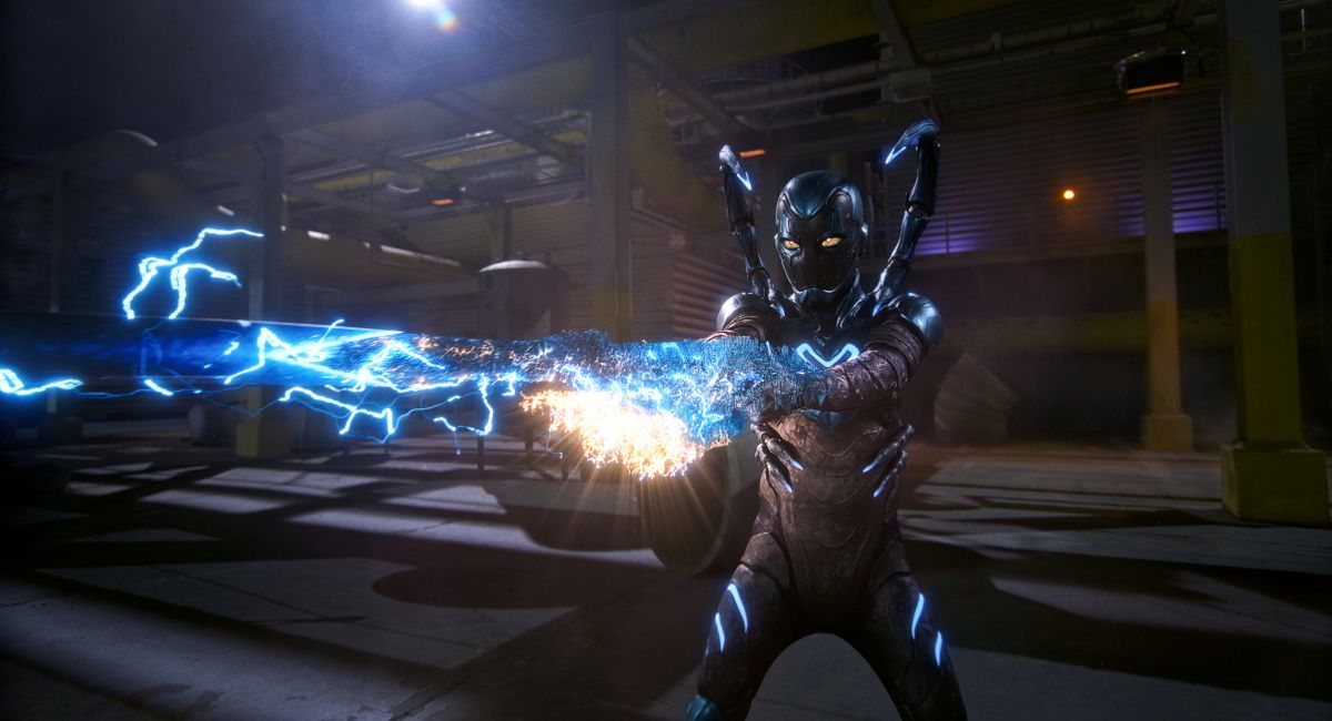 Xolo Mariduena as Jaime Reyes in Warner Bros. Pictures' action-adventure “Blue Beetle,” a Warner Bros. Pictures release.