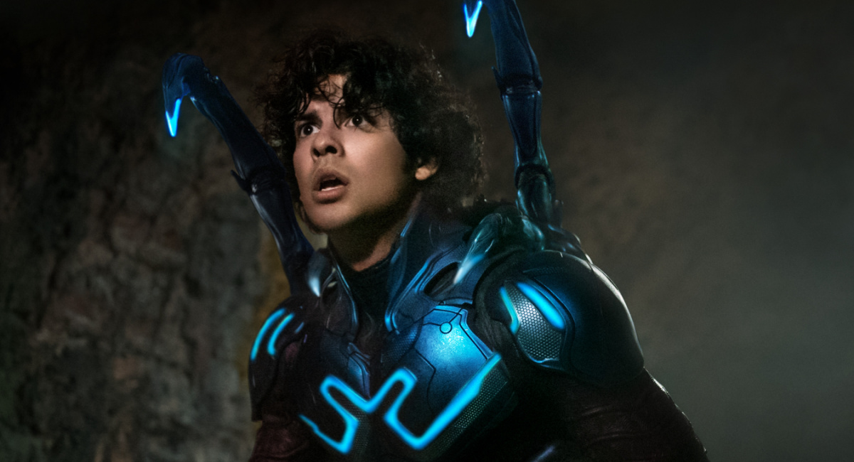 Xolo Mariduena as Jaime Reyes in Warner Bros. Pictures’ action adventure Blue Beetle,' a Warner Bros. Pictures release.