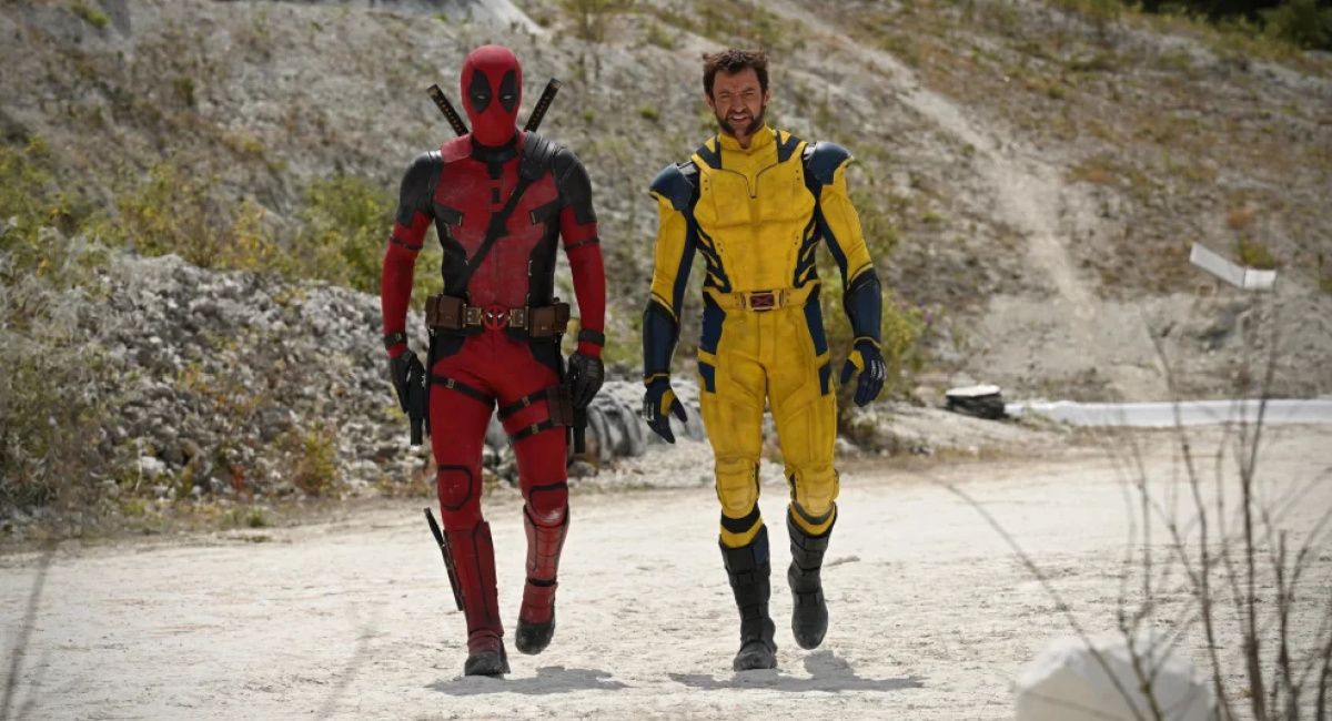 Ryan Reynolds como Deadpool e Hugh Jackman como Wolverine em 'Deadpool 3'