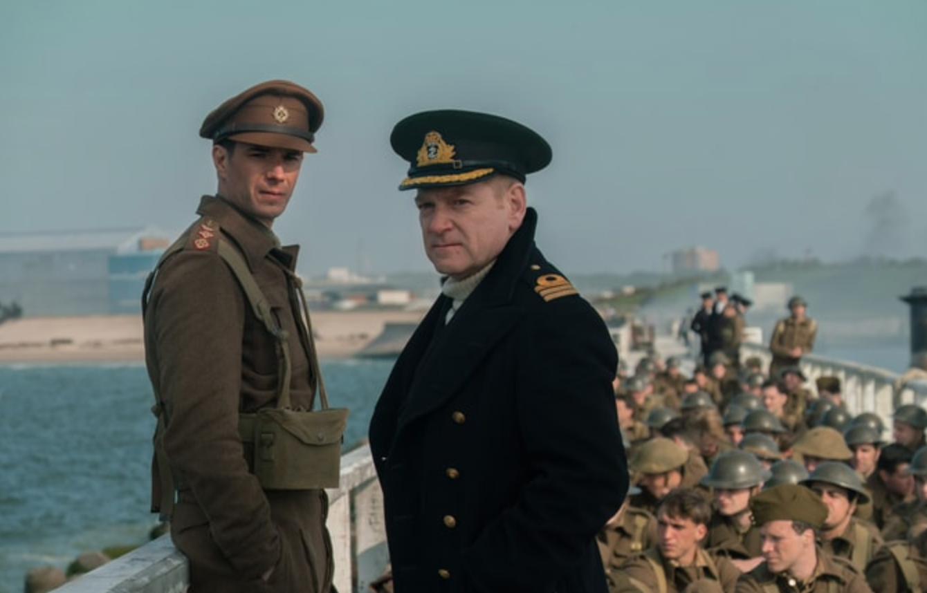 James D'Arcy e Kenneth Branagh em 'Dunkirk' de Christopher Nolan.