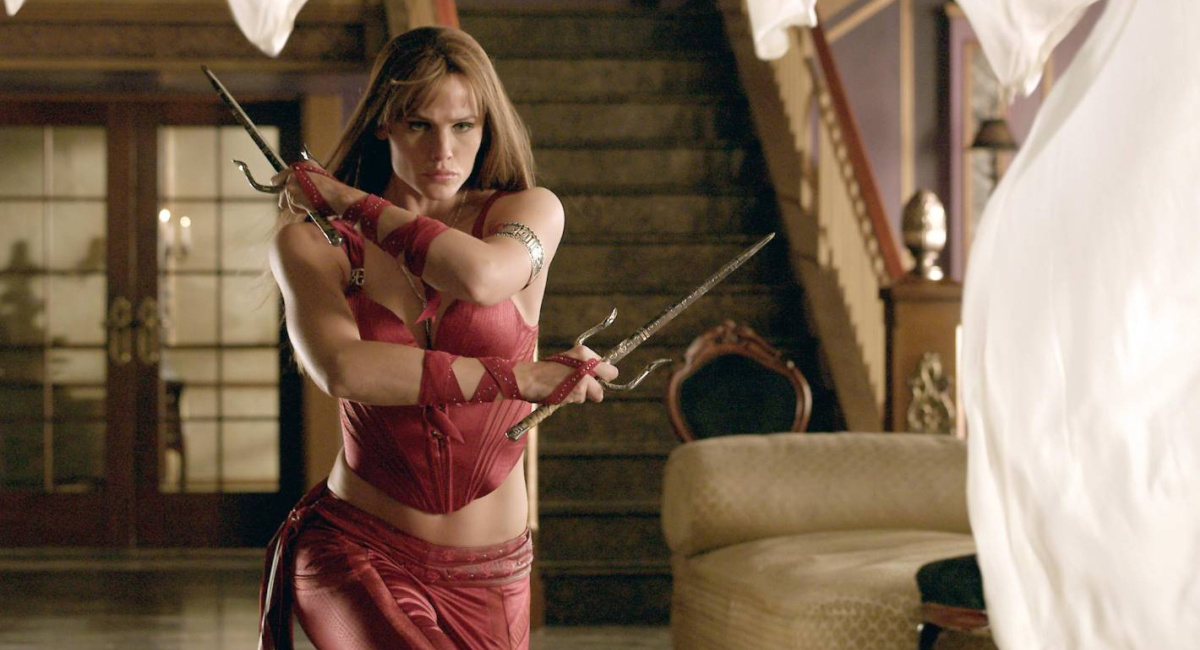 Jennifer Garner como Elektra Natchios em 'Elektra'.