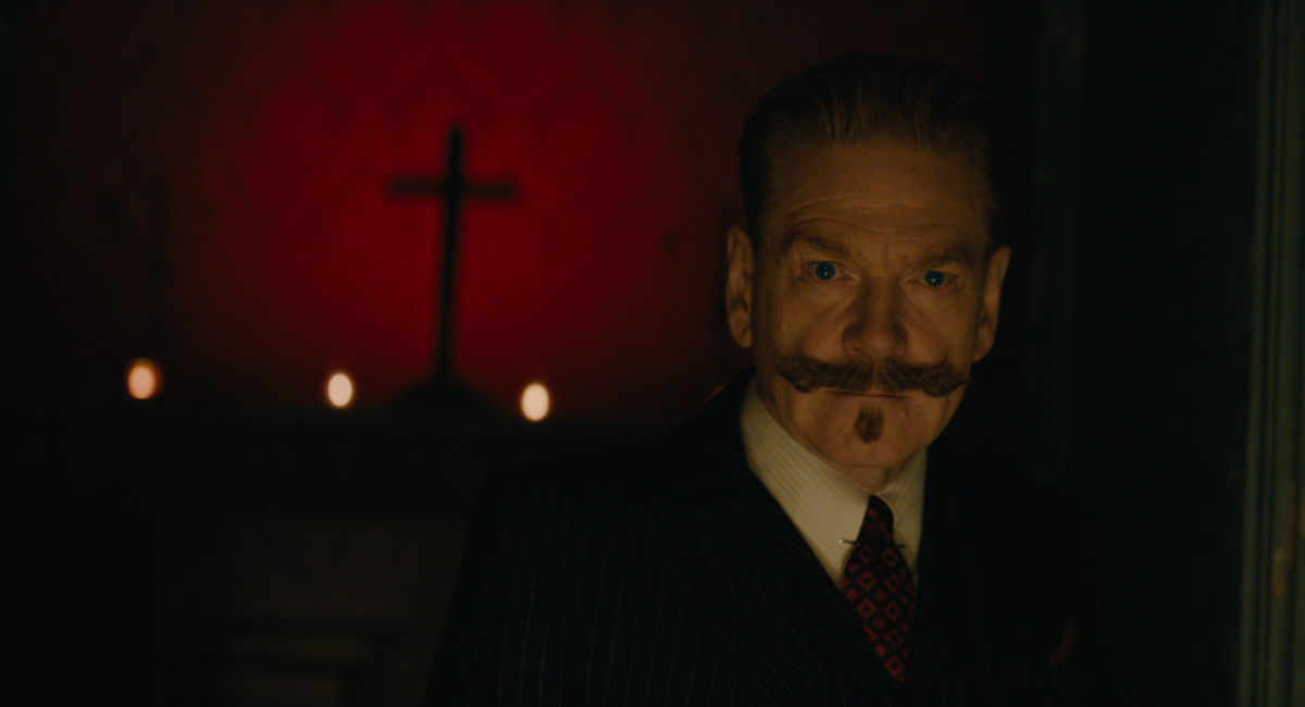 Kenneth Branagh as Hercule Poirot in 20th Century Studios' 'A Haunting in Venice.'