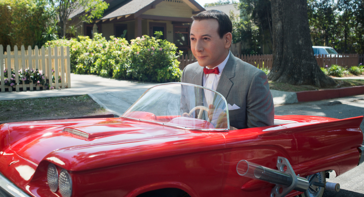 Paul Reubens as Pee-wee Herman in Netflix's 'Pee-wee's Big Holiday.'