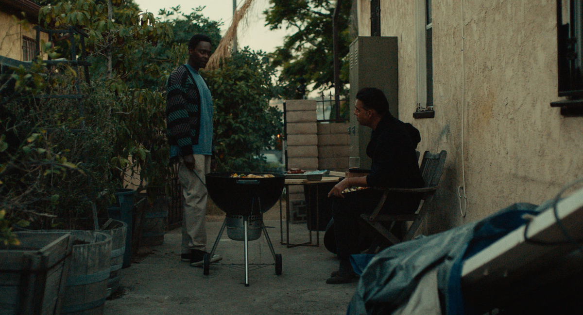 Edi Gathegi and Payman Maadi in Well Go USA Entertainment’s 'Aporia.'