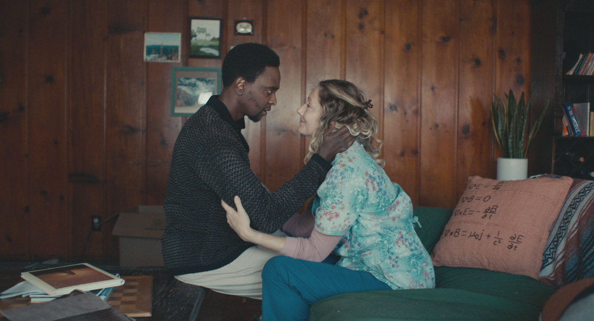 Edi Gathegi and Judy Greer in Well Go USA Entertainment’s 'Aporia.'