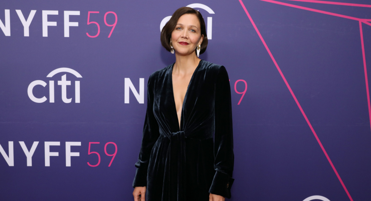 Maggie Gyllenhaal attends Netflix's 'The Lost Daughter' premiere during the 59th New York Film Festival.