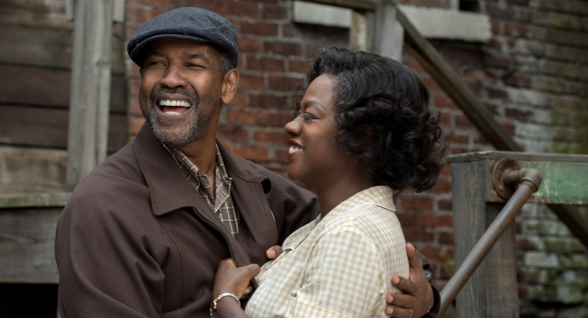Denzel Washington plays Troy Maxson and Viola Davis plays Rose Maxson in 'Fences' from Paramount Pictures.