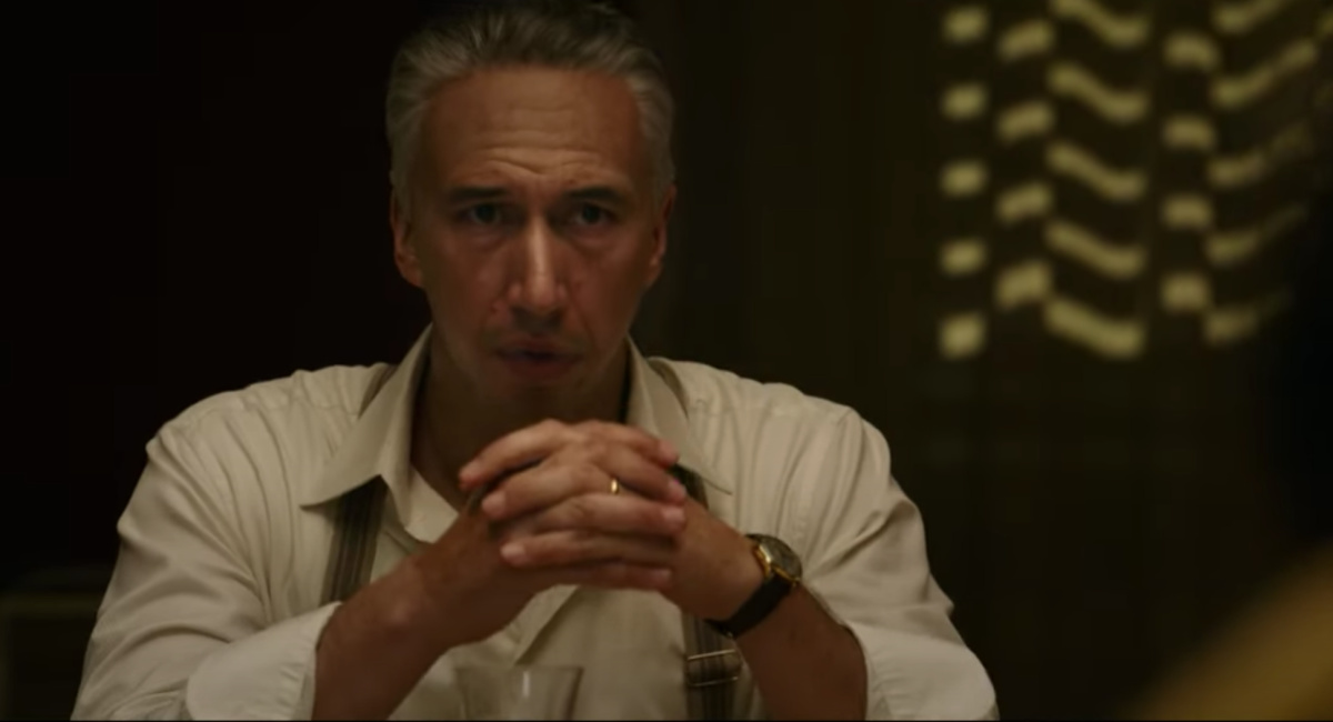Adam Driver as Enzo Ferrari in director Michael Mann's 'Ferrari.'