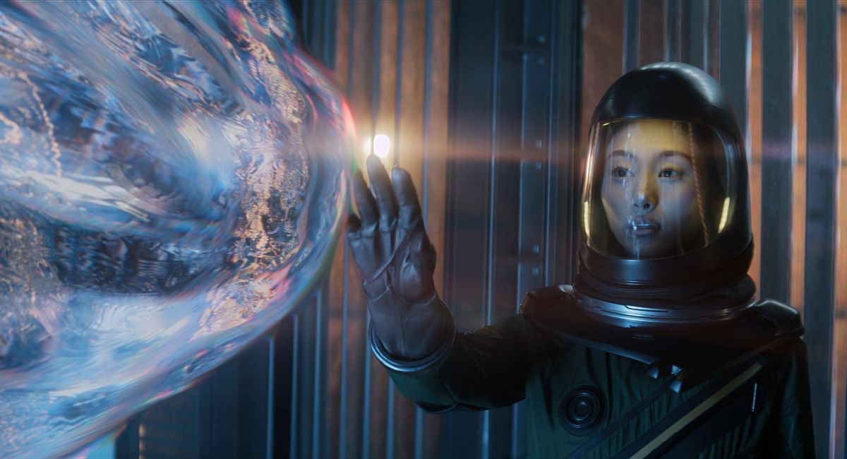 Shioli Kutsuna in 'Invasion,' premiering August 23, 2023 on Apple TV+.