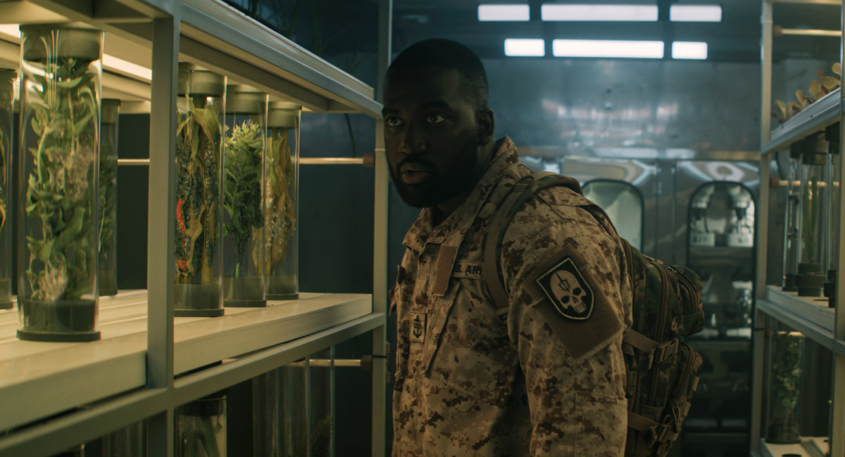 Shamier Anderson in 'Invasion,' premiering August 23, 2023 on Apple TV+.