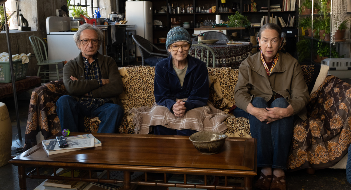 Sir Ben Kingsley, Jane Curtin and Harriet Sansom Harris in 'Jules.'