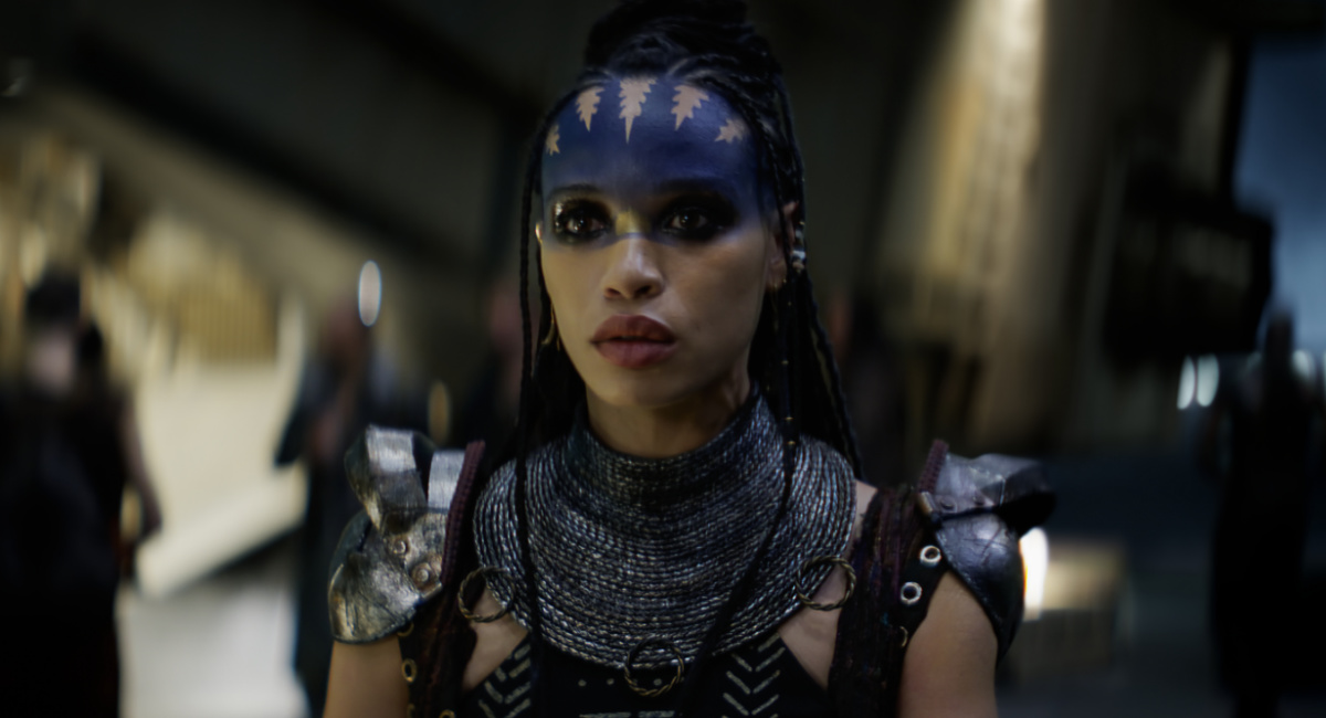 Cleopatra Coleman as Devra Bloodaxe in 'Rebel Moon.'